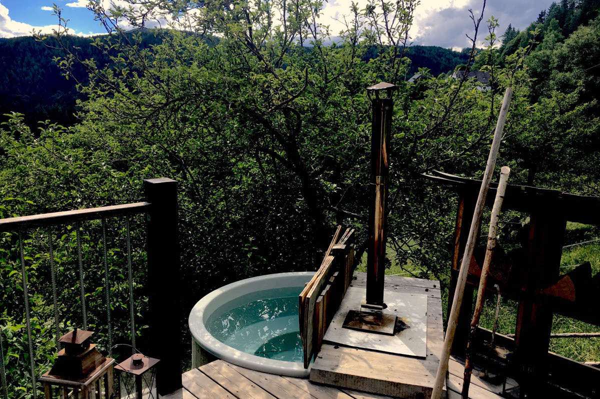 FerienStadl Sommer HotPot